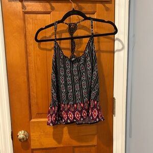 Hollister Black and Red tank top